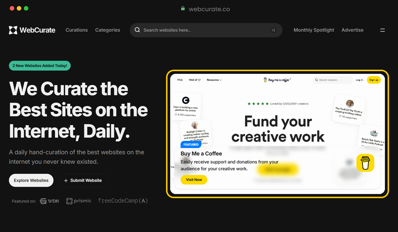 Featured header preview image