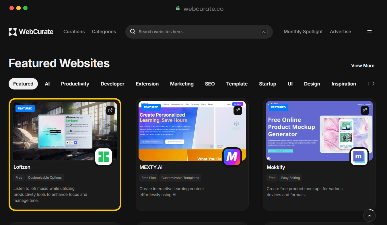 Home page featured preview image