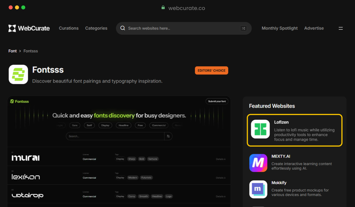 Product pages appereance preview image