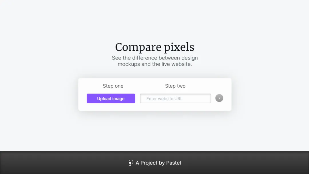 Compare pixels Website Screenshot