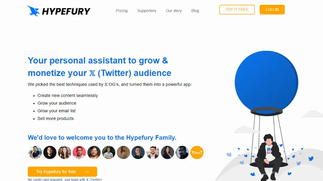 Hypefury Website Screenshot