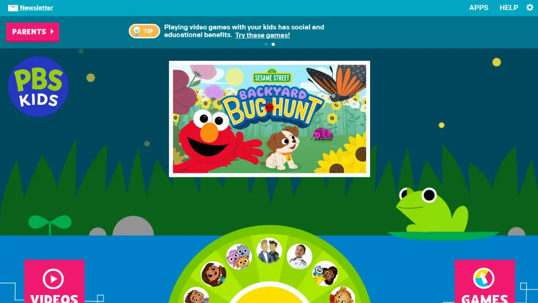 PBS KIDS Website Screenshot