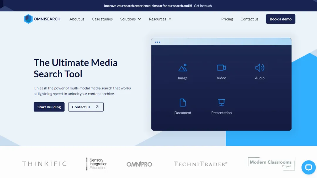 Omnisearch Website Screenshot