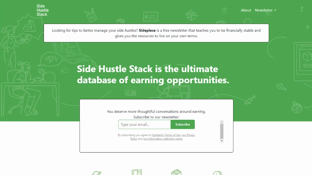 Side Hustle Stack WebCurate