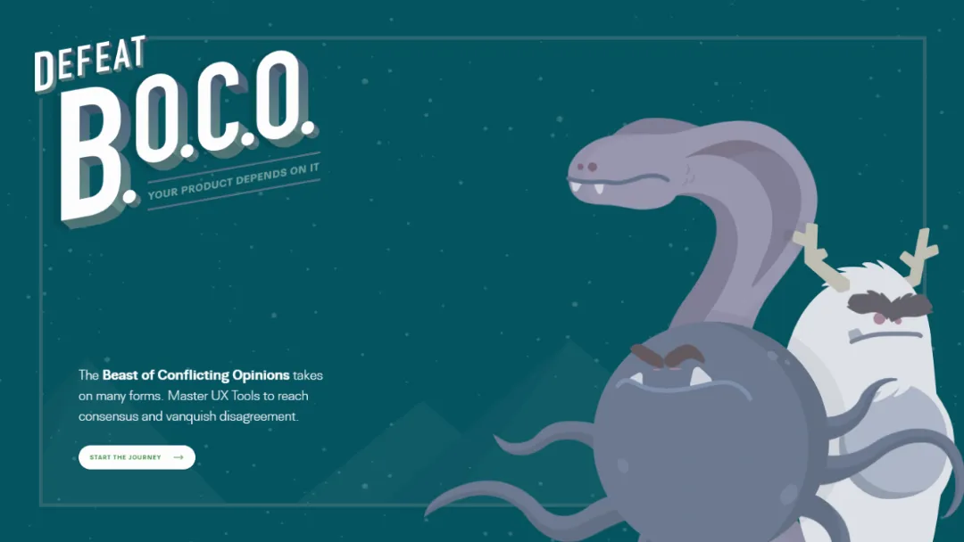 DefeatBOCO - Research World Website Screenshot