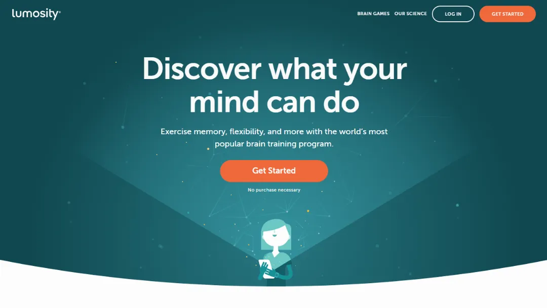 Lumosity Website Screenshot