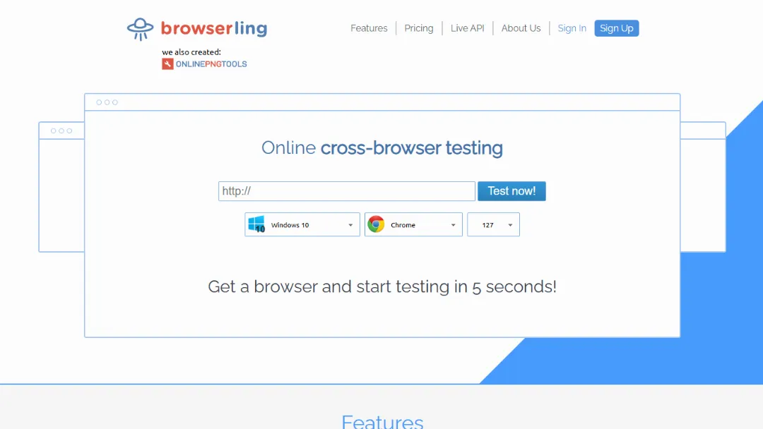 Browserling Website Screenshot