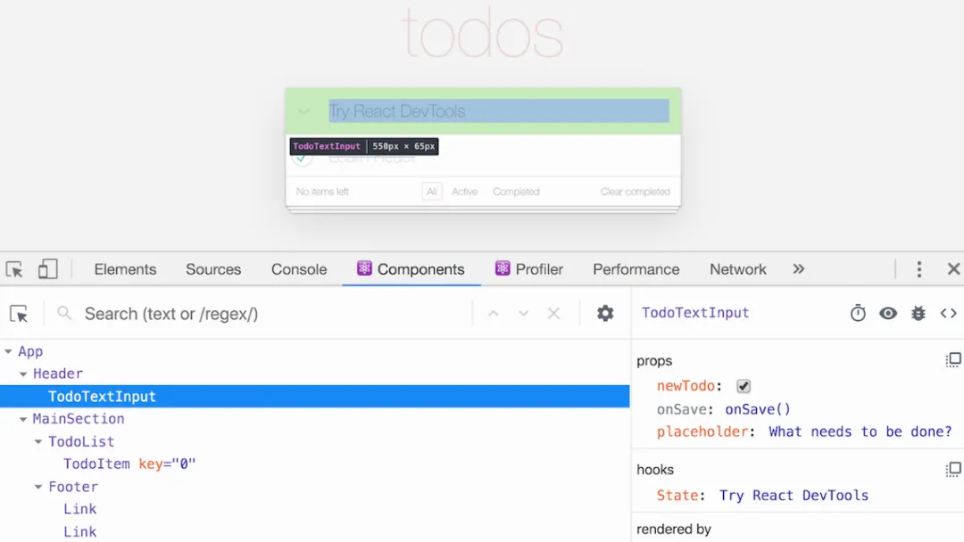 React Developer Tools Website Screenshot