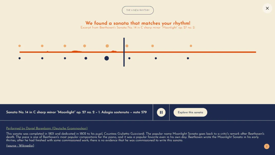 Beethoven Beats Website Screenshot