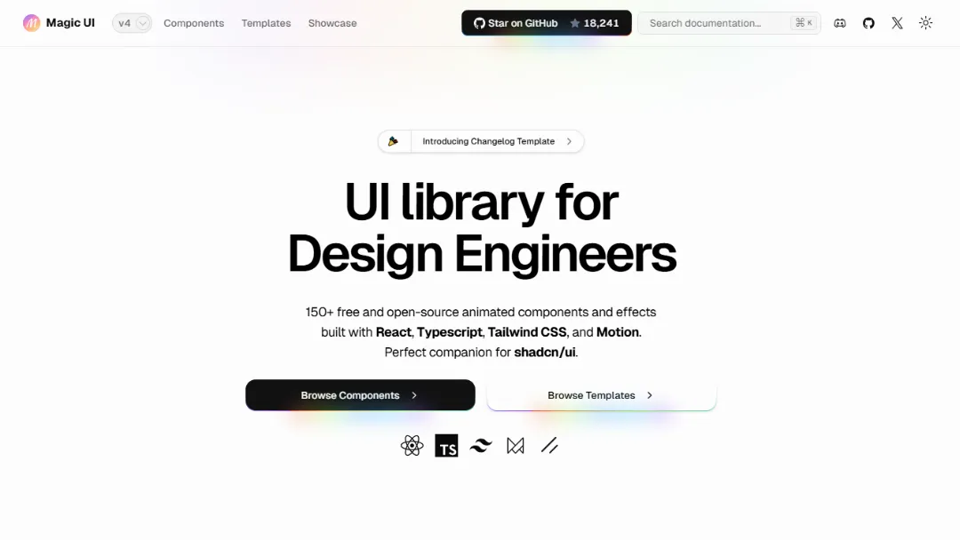 Magic UI Website Screenshot