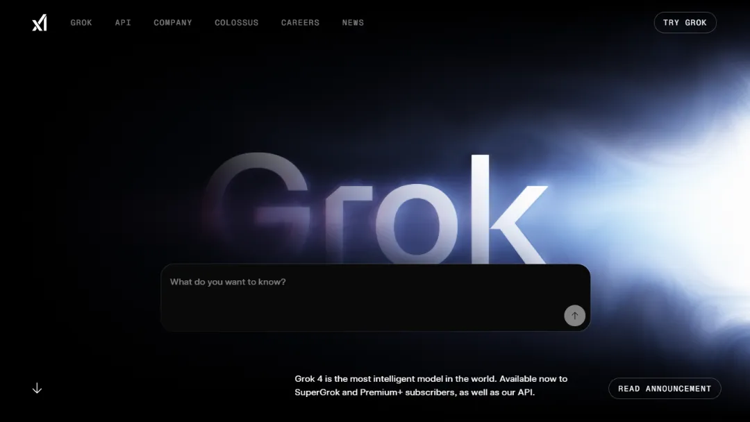 x.ai Website Screenshot