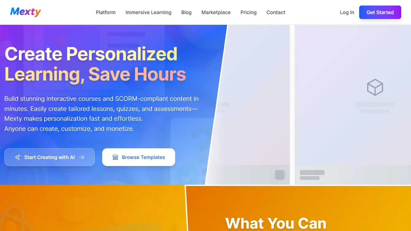 MEXTY.AI Website Screenshot