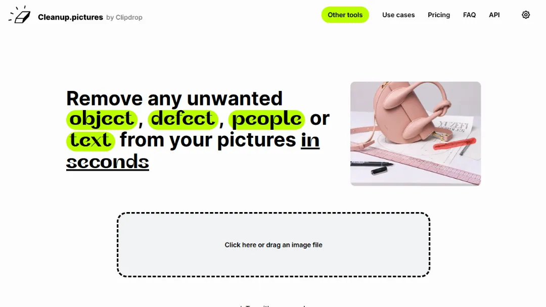 Cleanup.pictures Website Screenshot