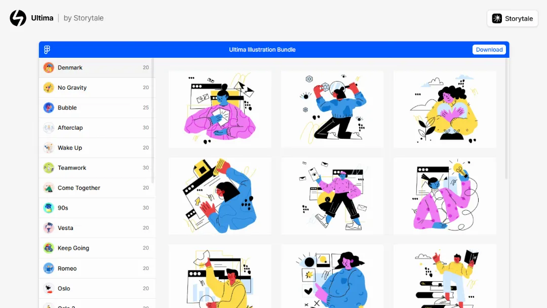 Ultima Website Screenshot