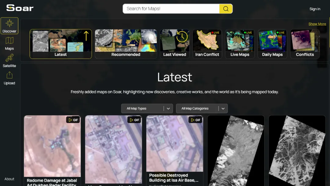 Soar Atlas Website Screenshot
