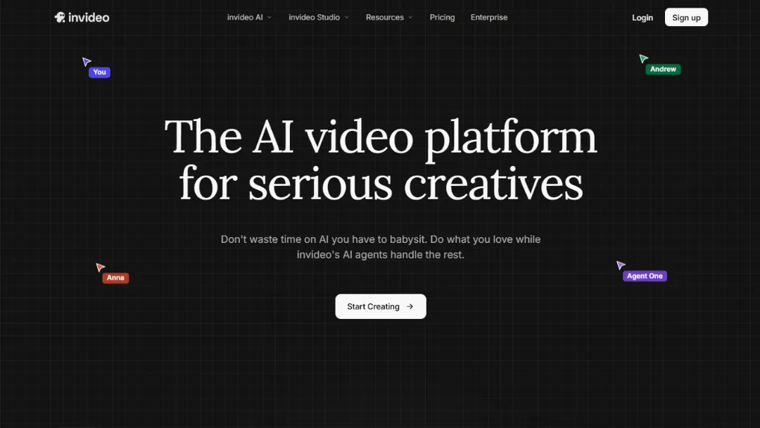 InVideo AI Website Screenshot