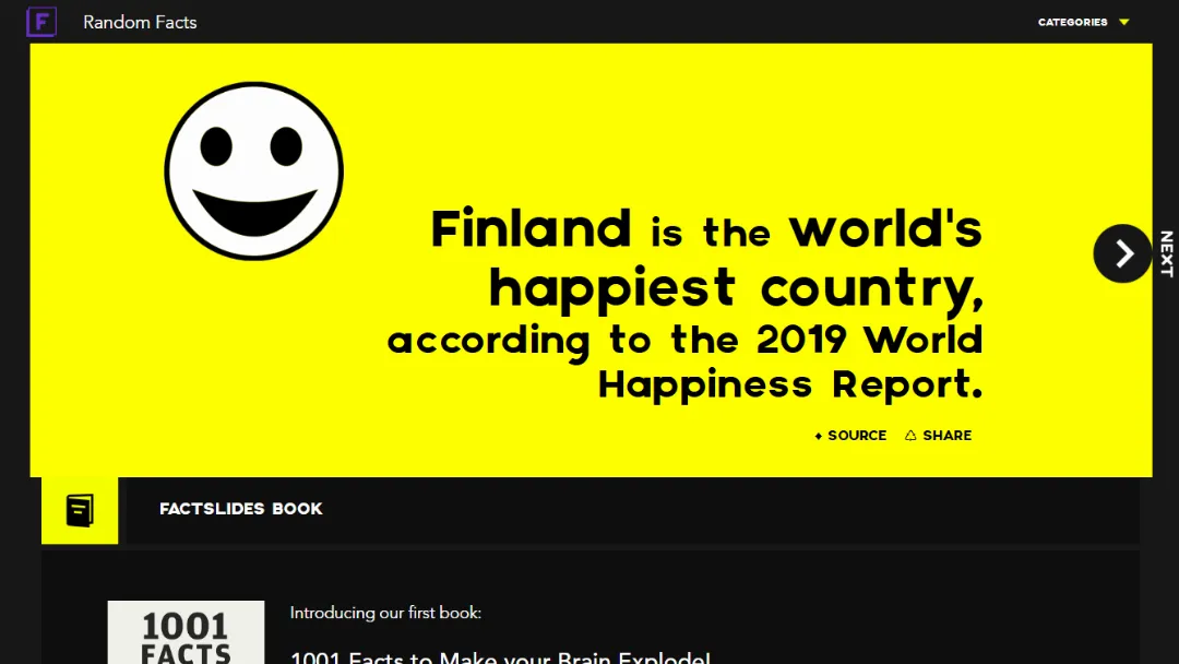 FactSlides Website Screenshot