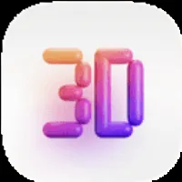 3D Icons Logo